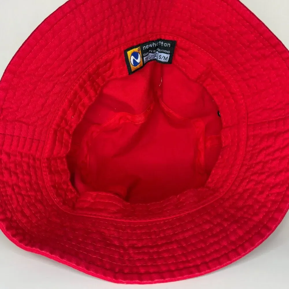Super Bowl LV Buccaneers Chiefs Bucket Hat Red Newhattan S/M Tampa Bay KC